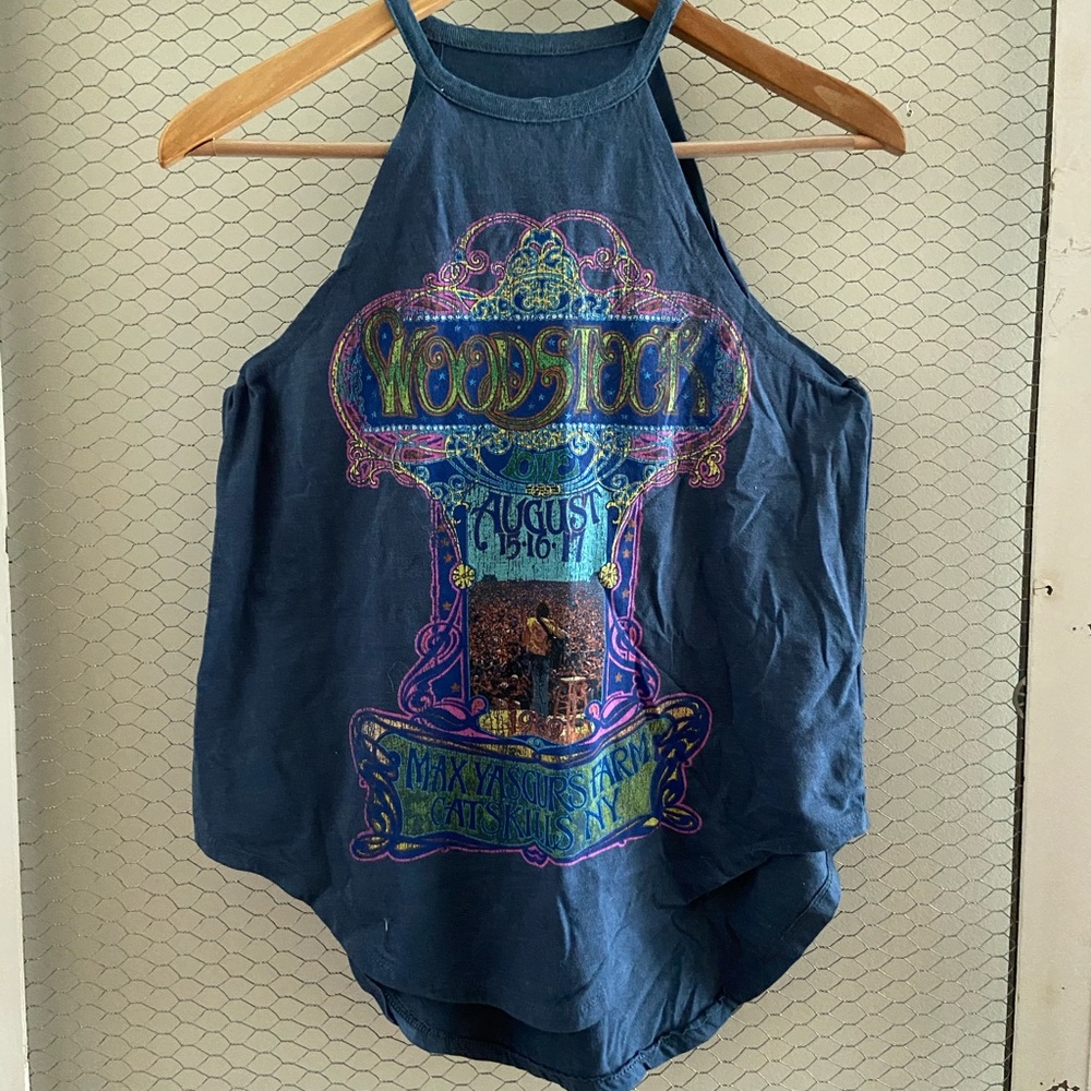 Free People Woodstock Graphic Tank